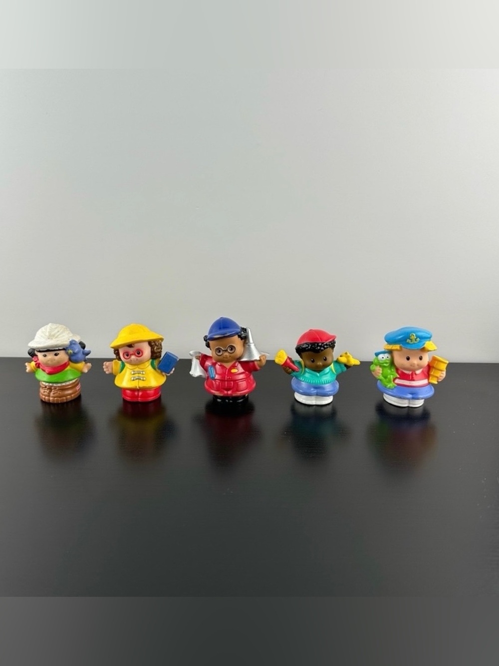 Fisher Price Little People Lot of 5 Worker Figurines
